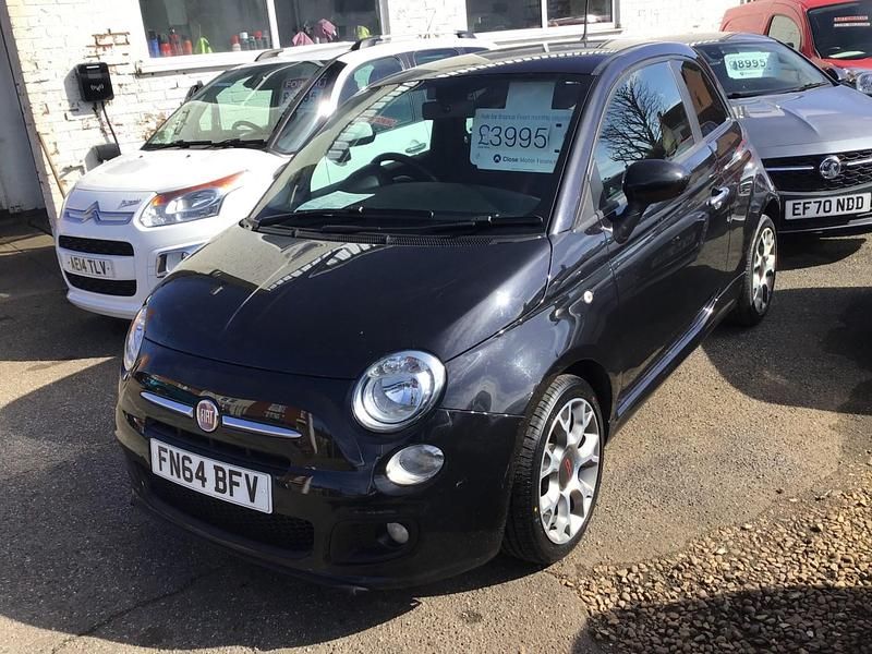 Used Fiat 500 S 69 HP (50 kW) 2014 Black Hatchback