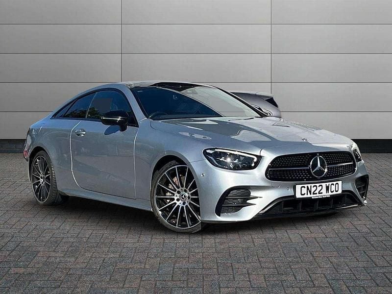 Silver Used 2022 Mercedes E300 AMG line Coupe | £34,790 (A bit pricey) - Image 1/4