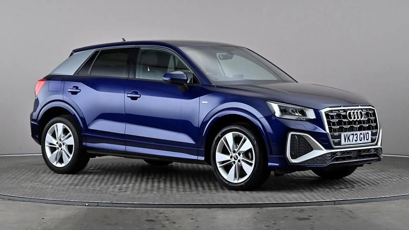 Used Audi Q2 S-Line 110 HP (80 kW) 2023 Blue SUV