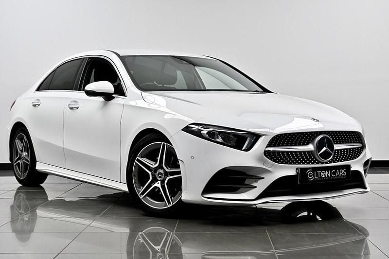 White Used 2019 Mercedes A180 AMG Line Premium Sedan | £14,490 (Fair price) - Image 1/4