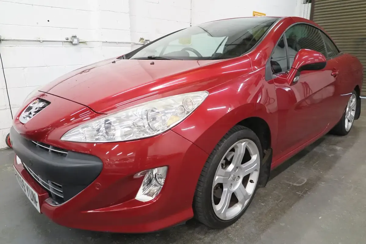 Used Peugeot 308 CC GTi 2009 Red Cabriolet