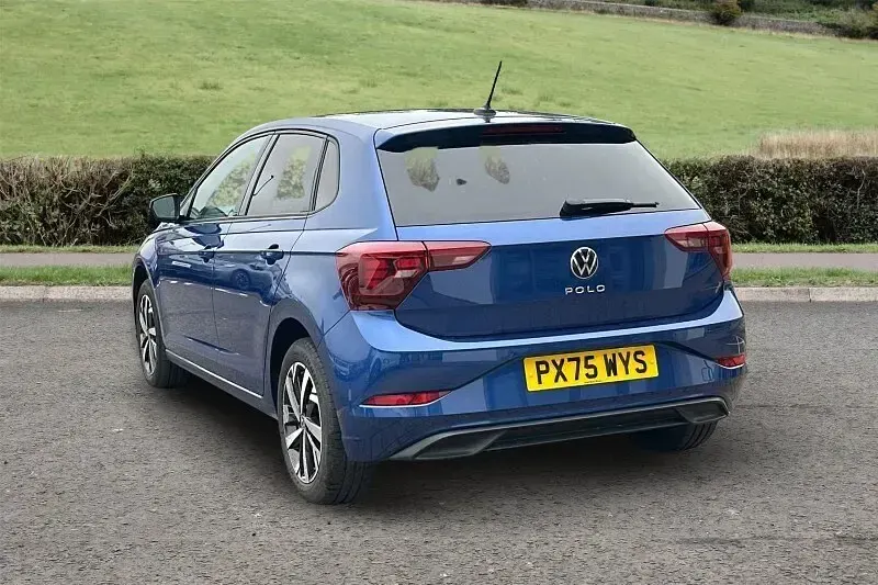 New VW Polo Match 2025 Blue Hatchback