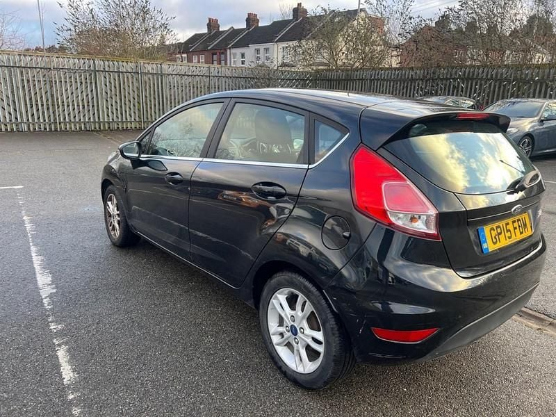 Used Ford Fiesta Zetec 2015 Black Hatchback