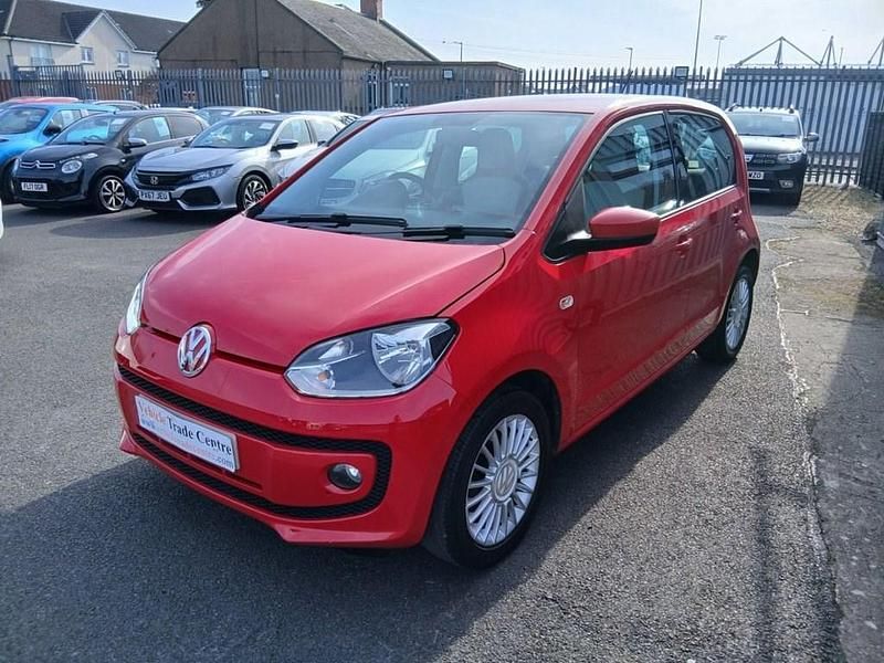 Used VW up! high up! 74 HP (54 kW) 2014 Red Hatchback