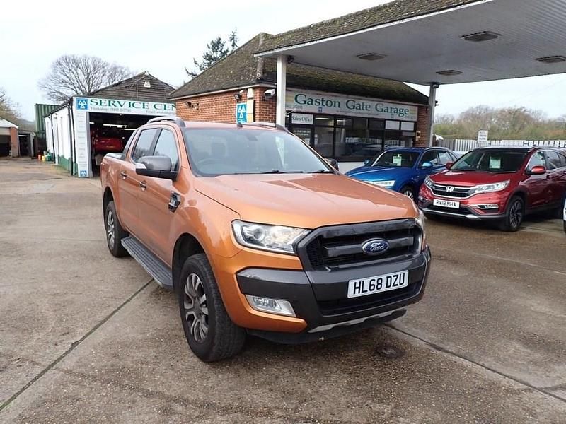 Used Ford Ranger Wildtrack 2019 Orange Pickup
