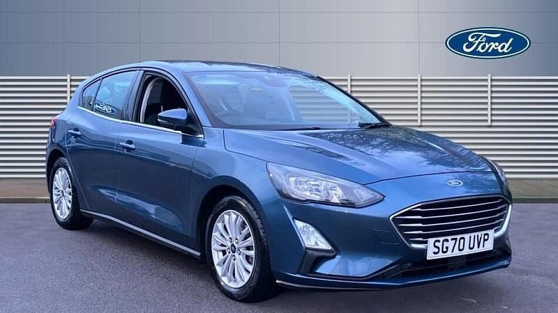 Blue Used 2021 Ford Focus Titanium Hatchback | £12,584 (Super price) - Image 1/3