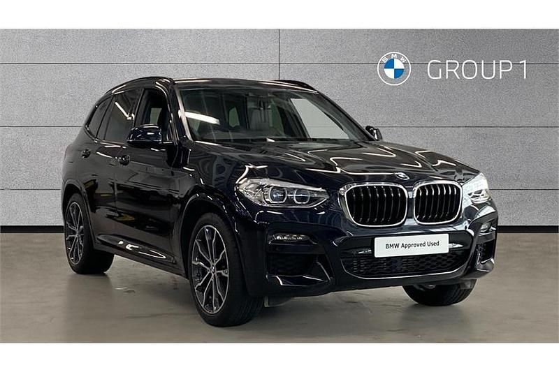 Carbon black Used 2019 BMW X3 M Sport SUV | £29,750 (Expensive) - Image 1/4