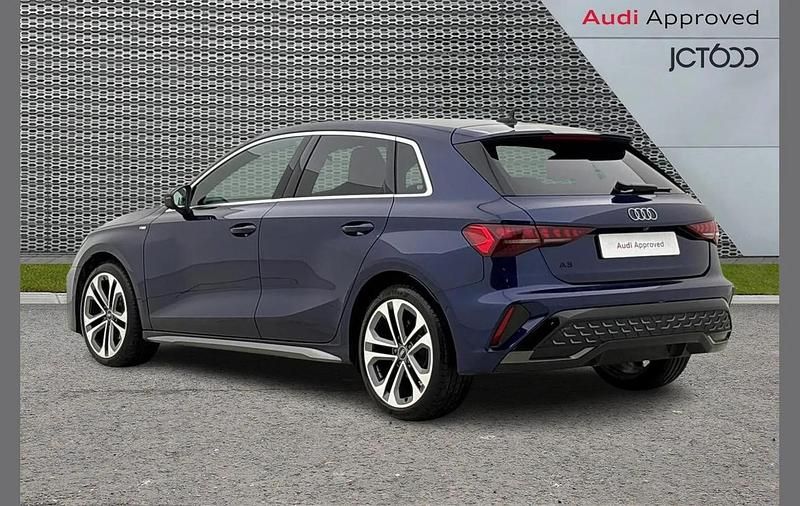 Used Audi A3 S-Line 113 HP (83 kW) 2025 Blue Hatchback