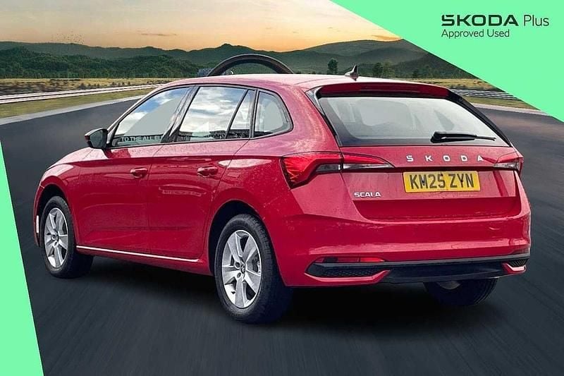Used Skoda Scala SE 70 HP (51 kW) 2025 Velvet red metallic Hatchback