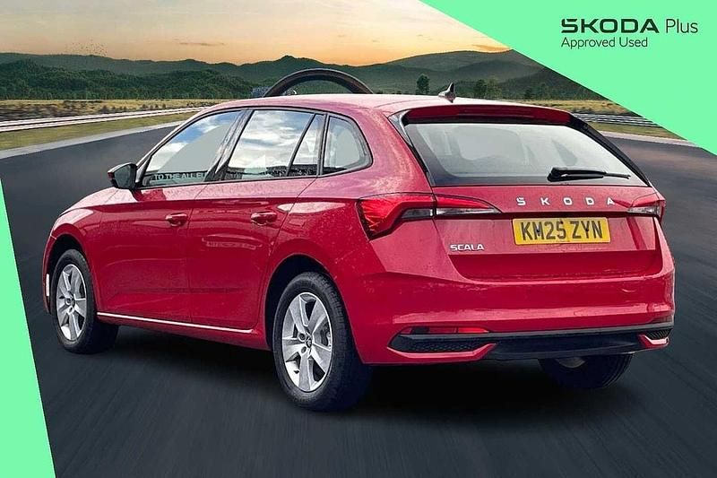 Used Skoda Scala SE 70 HP (51 kW) 2025 Velvet red metallic Hatchback