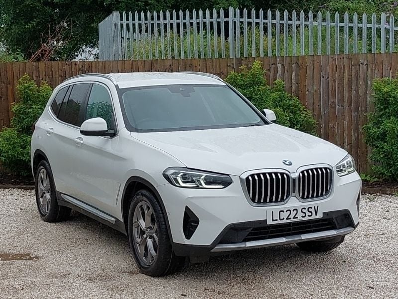 White Used 2022 BMW X3 xLine SUV | £28,998 (Good price) - Image 1/4