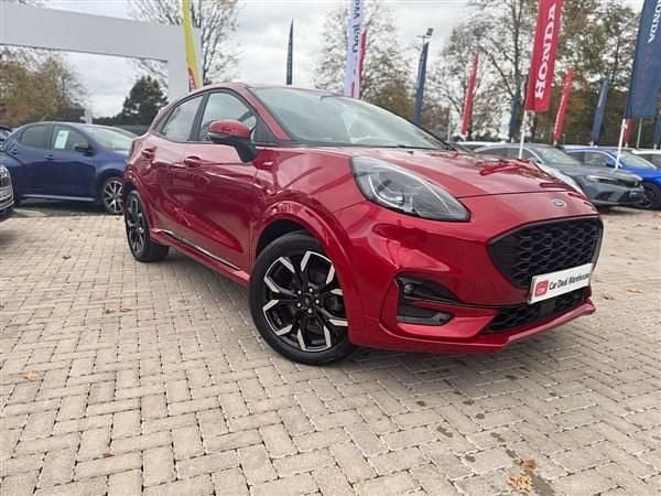 Red Used 2023 Ford Puma ST-Line X SUV | £17,499 (Fair price) - Image 1/4