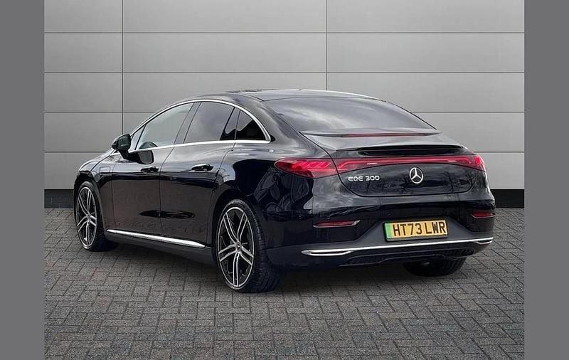 Used Mercedes EQE300 Exclusive Luxury 180 kW (245 HP) 2024 Obsidian black Sedan