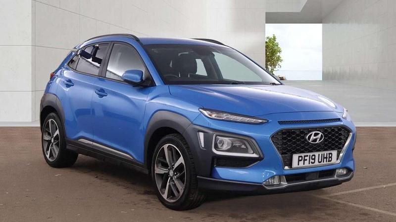 Used Hyundai Kona Premium 136 HP (100 kW) 2019 Blue SUV