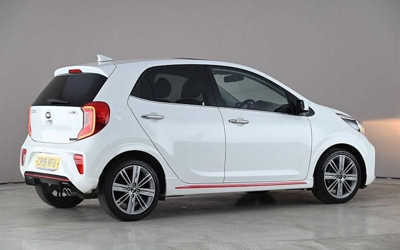 Used Kia Picanto GT-Line S 101 HP (74 kW) 2019 White Hatchback