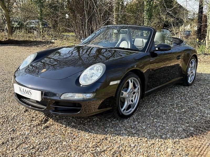 Used Porsche 911 350 HP (257 kW) 2008 Black Cabriolet