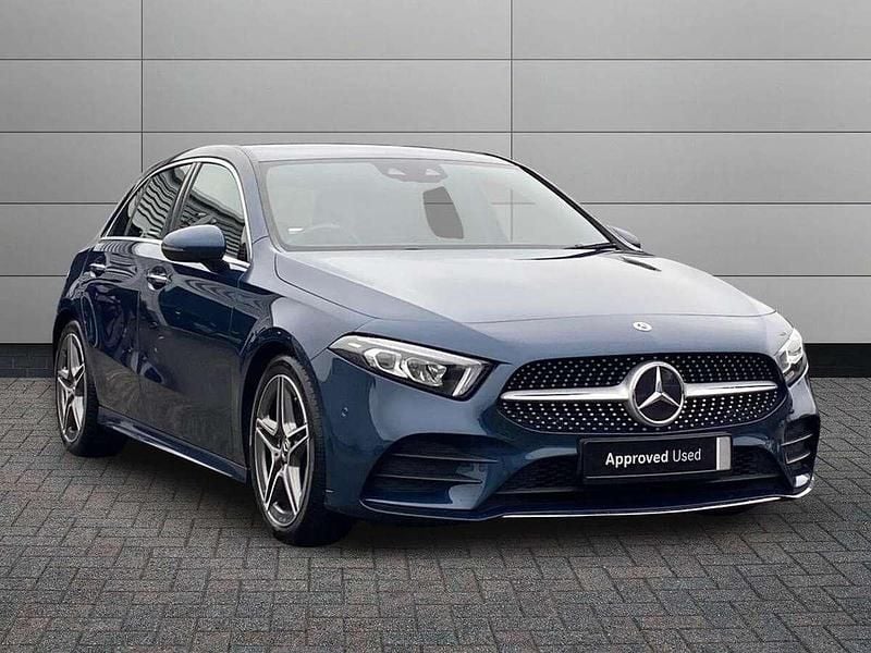 Blue Used 2019 Mercedes A200 AMG Line Premium Hatchback | £18,095 (A bit pricey) - Image 1/4