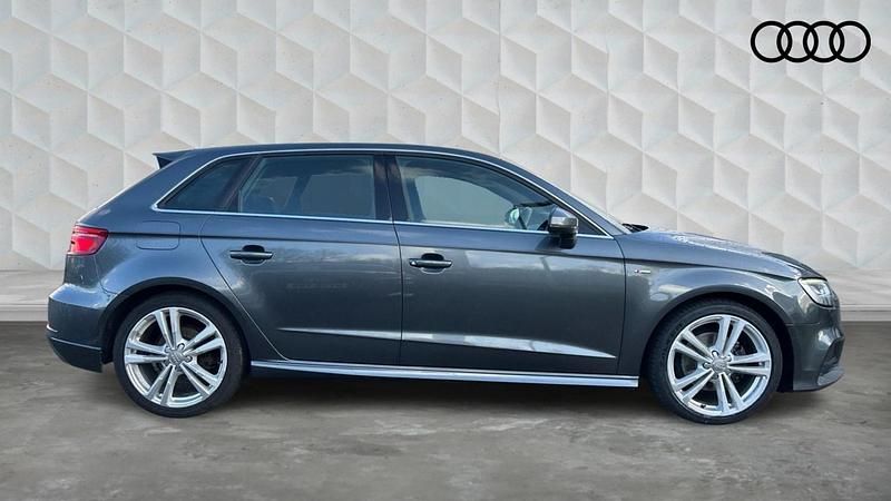 Used Audi A3 S-Line 150 HP (110 kW) 2018 Grey Sedan