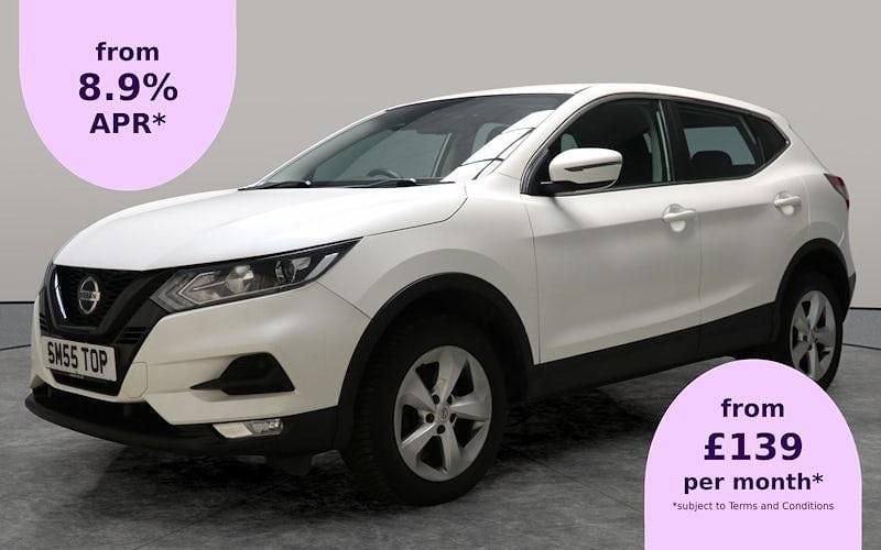 White Used 2018 Nissan Qashqai Acenta Premium SUV | £10,511 (Fair price) - Image 1/3