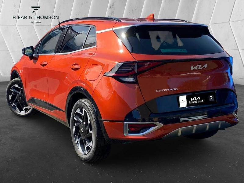 Used Kia Sportage GT-Line 116 HP (85 kW) 2022 Orange SUV