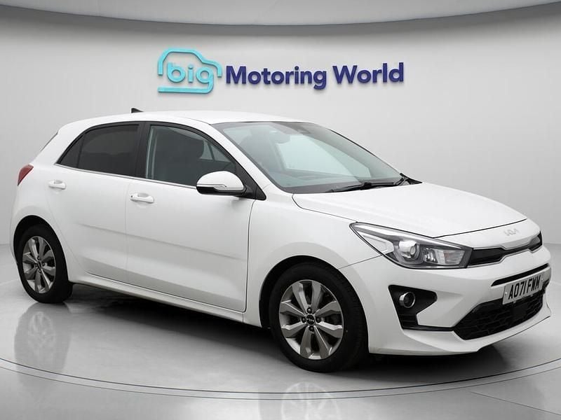 White Used 2021 Kia Rio Hatchback | £10,723 (Fair price) - Image 1/4