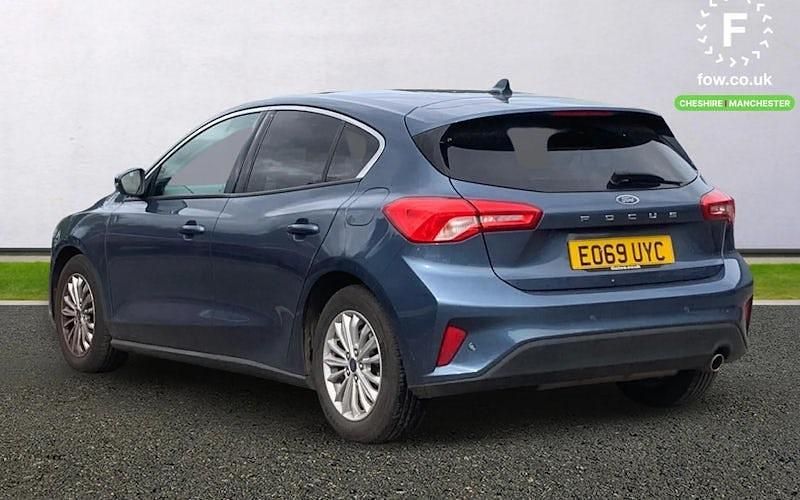 Used Ford Focus Titanium 125 HP (91 kW) 2019 Blue Hatchback