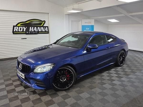 Blue Used 2020 Mercedes C220 AMG Line Premium Coupe | £19,950 (Fair price) - Image 1/4