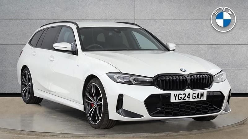 White Used 2024 BMW 320 M Sport Estate | £35,000 (Expensive) - Image 1/4