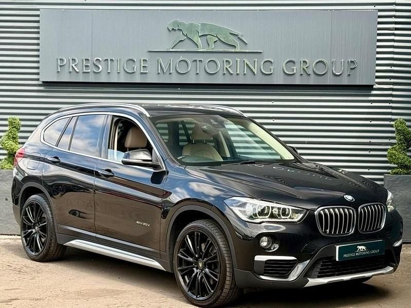 Black Used 2016 BMW X1 xLine SUV | £12,399 (Fair price) - Image 1/2
