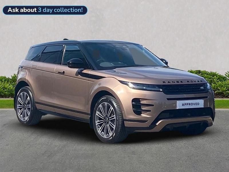 Brown Used 2025 Land Rover Range Rover evoque HSE Dynamic SUV | £44,042 - Image 1/4