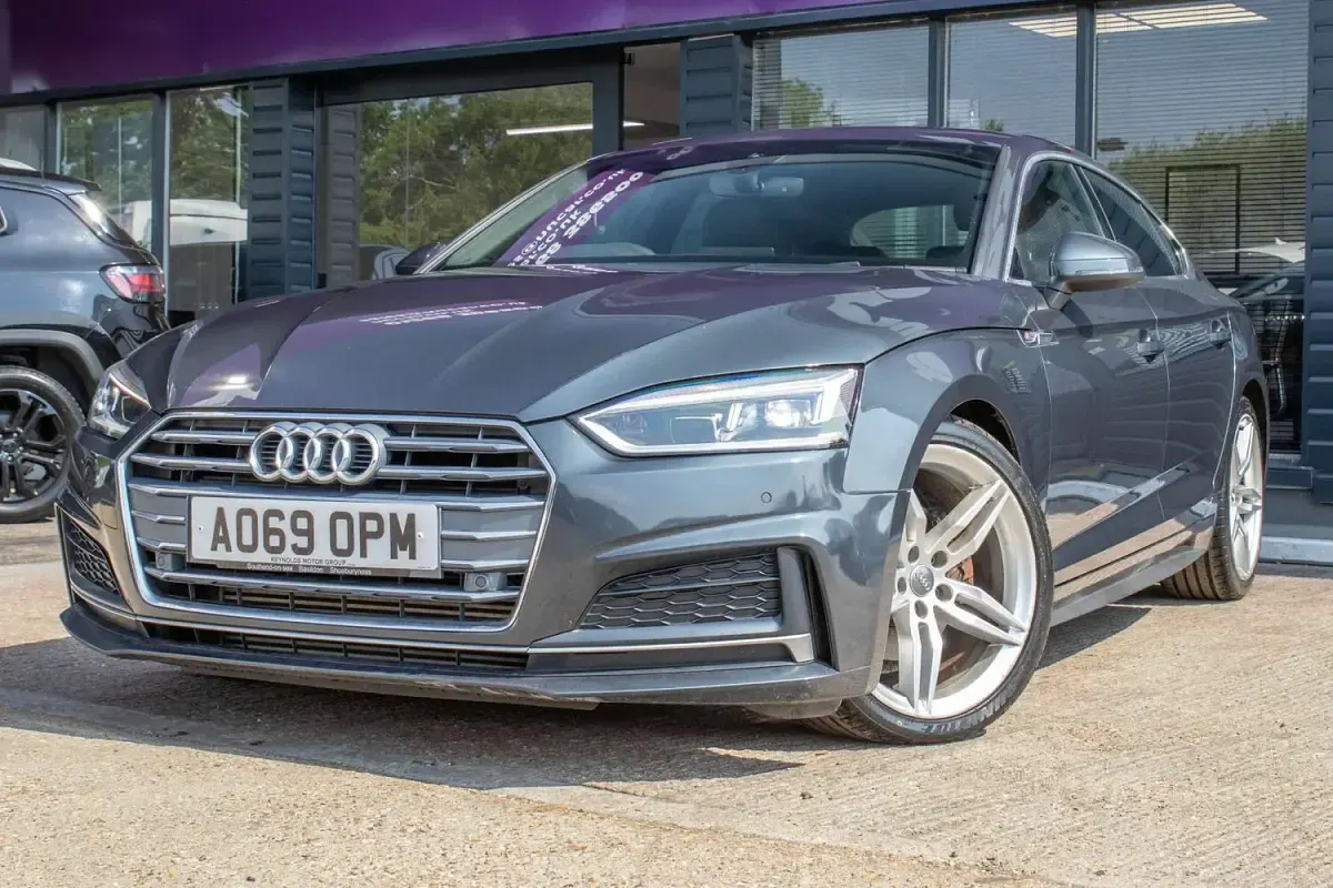 Used Audi A5 Sportback S-Line 150 HP (110 kW) 2019 Grey Hatchback