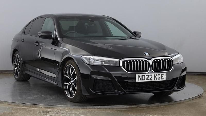 Black Used 2022 BMW 520 M Sport | £27,550 (Good price) - Image 1/4