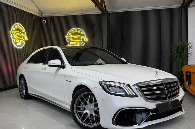 Used Mercedes S63L AMG Executive 612 HP (450 kW) 2019 White Sedan