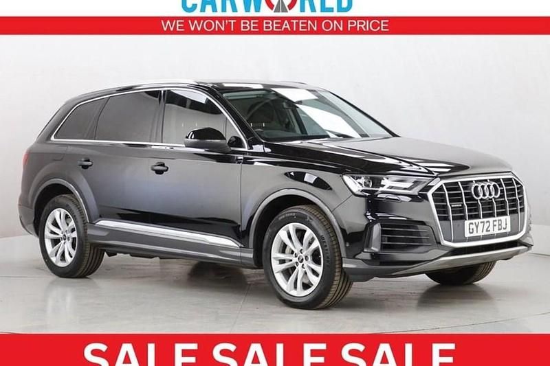 Black Used 2022 Audi Q7 Sport SUV | £33,700 (Fair price) - Image 1/1