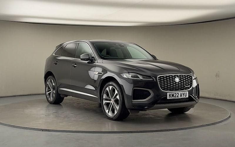 Storm grey Used 2022 Jaguar F-Pace R-Dynamic SUV | £33,700 (A bit pricey) - Image 1/4