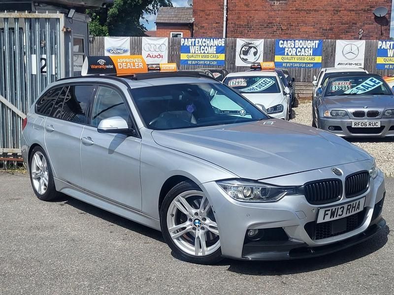Silver Used 2013 BMW 330 M Sport Estate | £6,495 (Good price) - Image 1/4