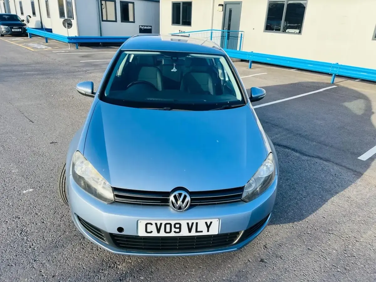 Begagnad VW Golf VI SE 2009 Blå Halvkombi