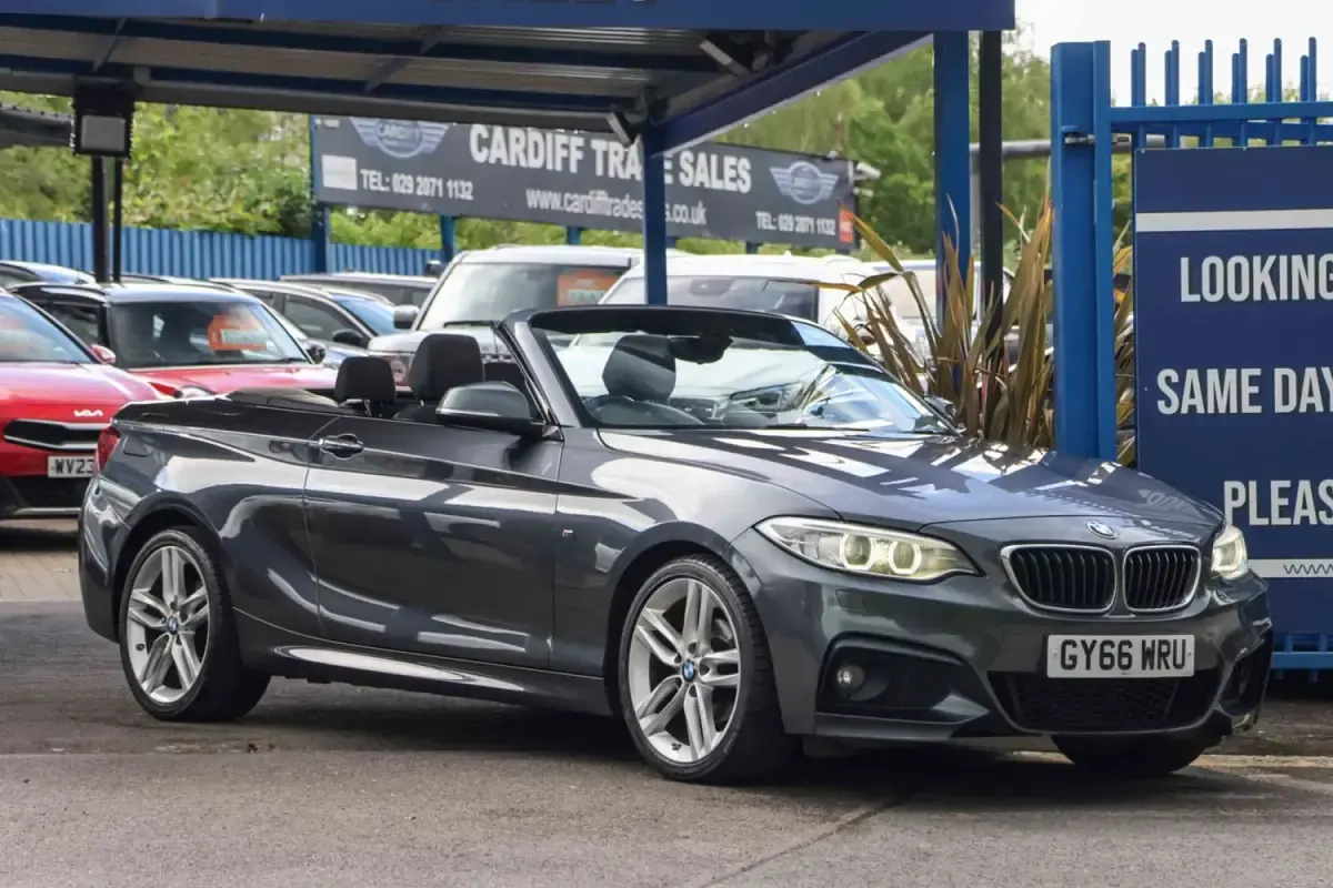Usado BMW 218 M Sport 2016 Cinzento Cabrios