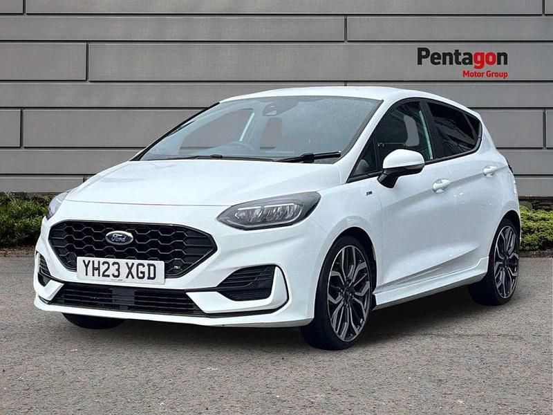 Used Ford Fiesta ST-Line X 123 HP (90 kW) 2023 White Hatchback