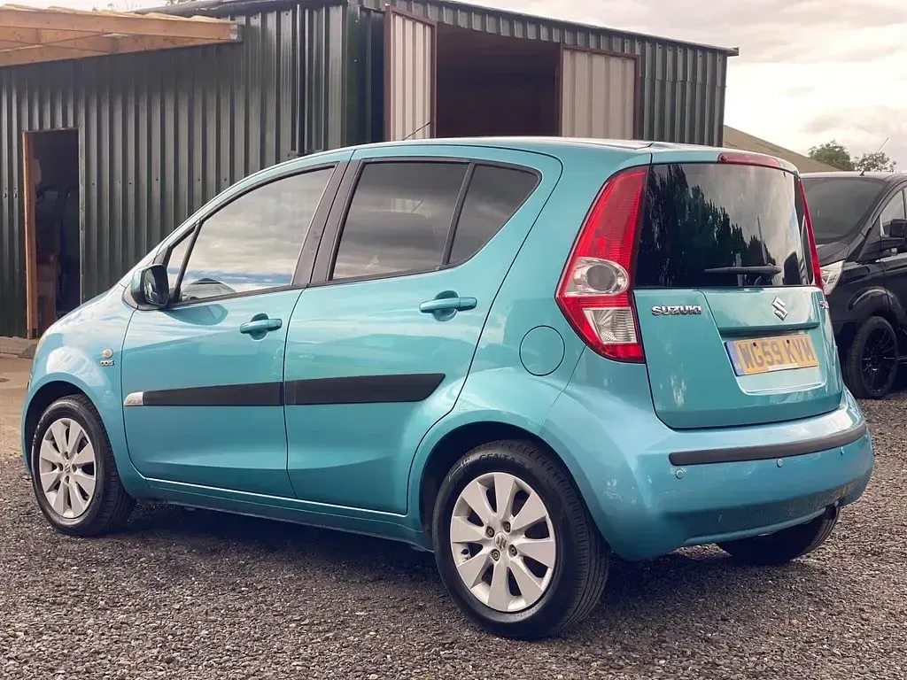 Used Suzuki Splash 75 HP (55 kW) 2009 Turquoise Hatchback