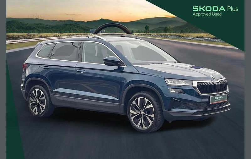 Used Skoda Karoq SE L 150 HP (110 kW) 2023 Petrol blue metallic SUV