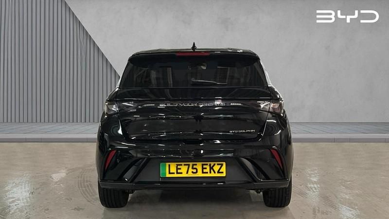 New BYD Dolphin Boost 129 kW (176 HP) 2025 Black Hatchback