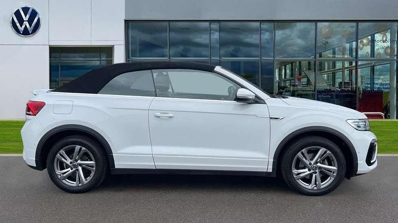 Used VW T-Roc Cabriolet R-line 150 HP (110 kW) 2023 White Cabriolet