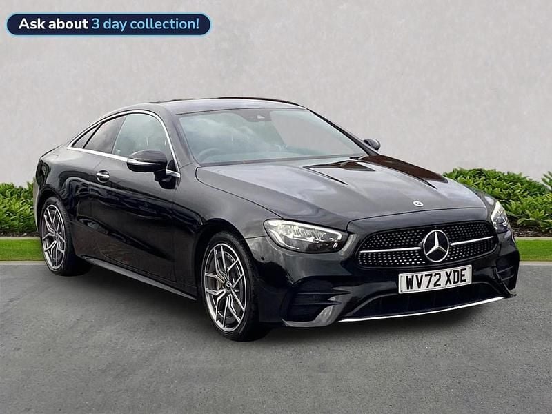 Black Used 2022 Mercedes E300 AMG Line Premium Coupe | £33,536 (Fair price) - Image 1/4