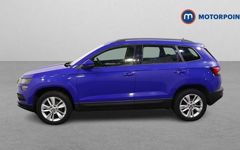 Used Skoda Karoq SE Technology 116 HP (85 kW) 2020 Blue SUV