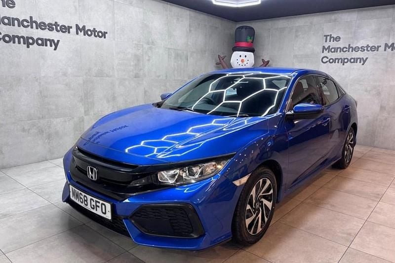 Blue Used 2018 Honda Civic SE Hatchback | £8,495 (Good price) - Image 1/1