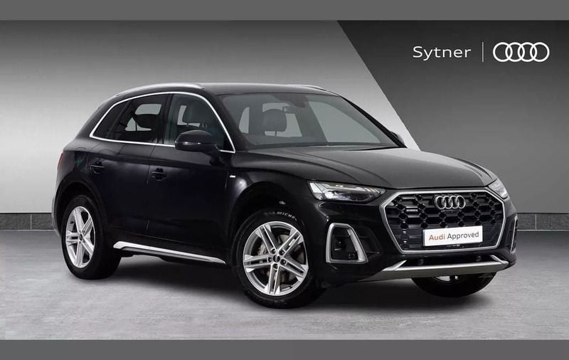 Black Used 2023 Audi Q5 S-Line SUV | £28,000 (Good price) - Image 1/4