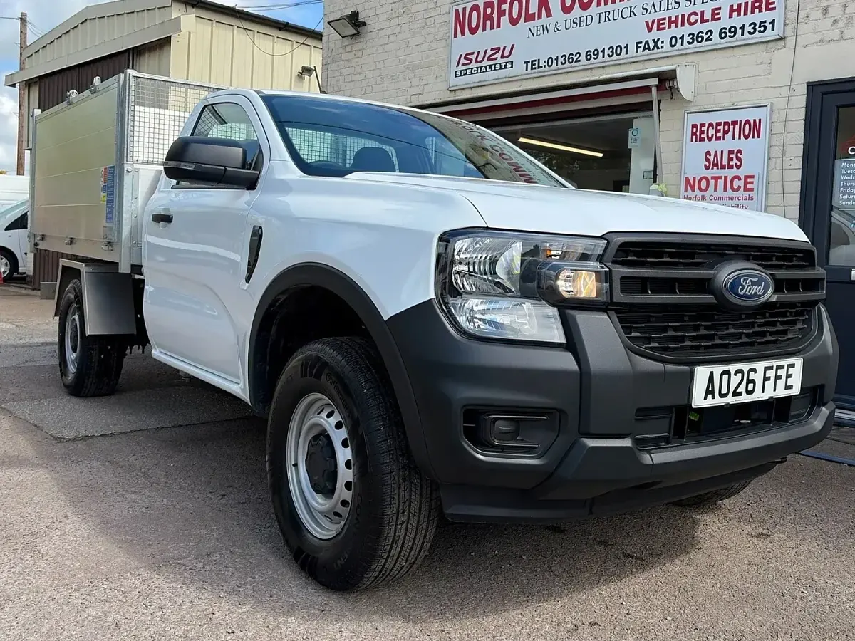 New Ford Ranger XL 170 HP (125 kW) 2026 White Pickup