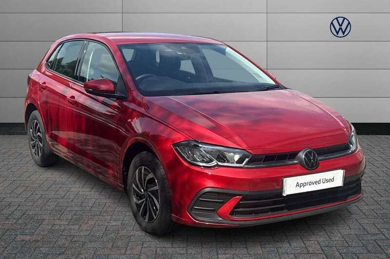 Red Used 2025 VW Polo Life Hatchback | £18,790 (Fair price) - Image 1/4