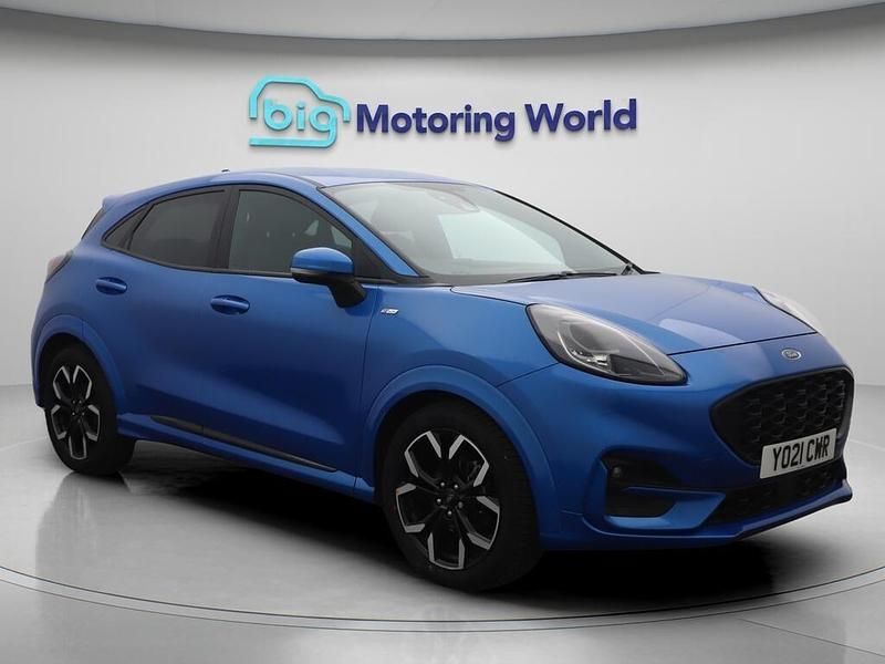 Blue Used 2021 Ford Puma ST-Line X Hatchback | £14,200 (Fair price) - Image 1/4